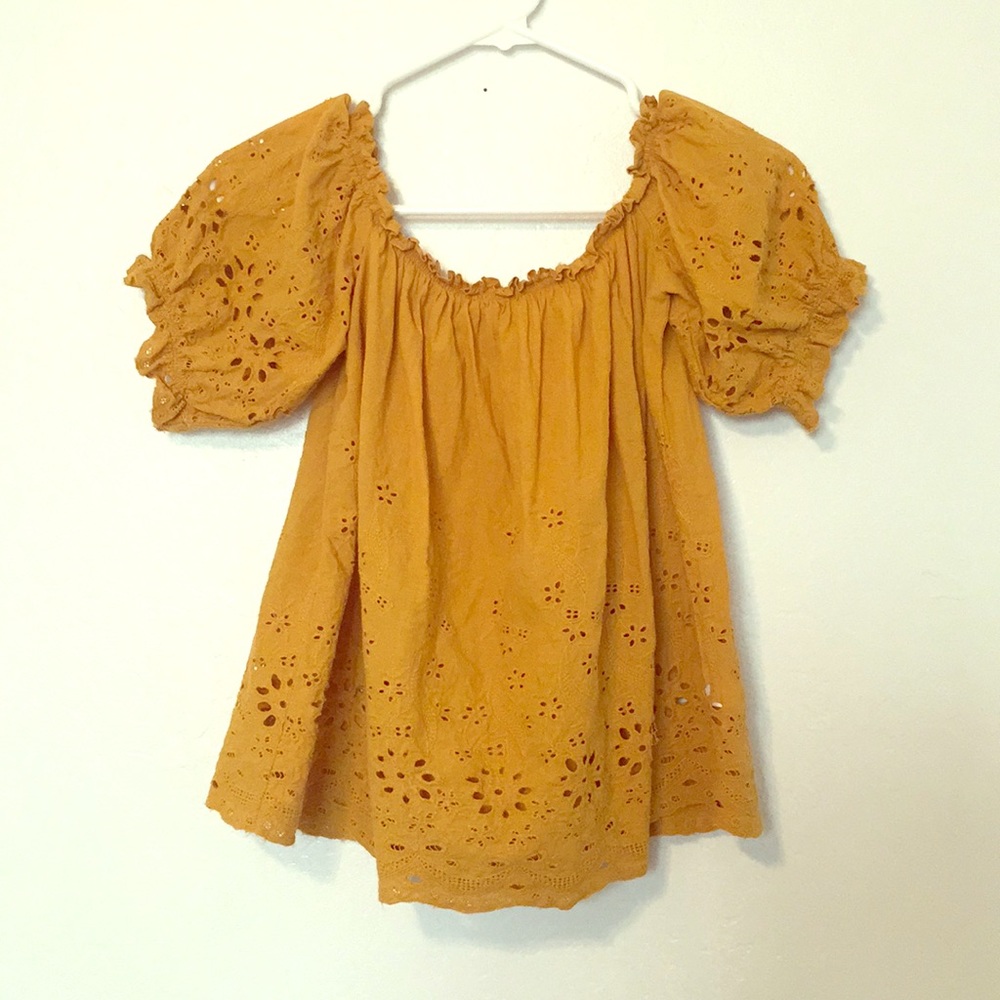 Off the shoulder blouse